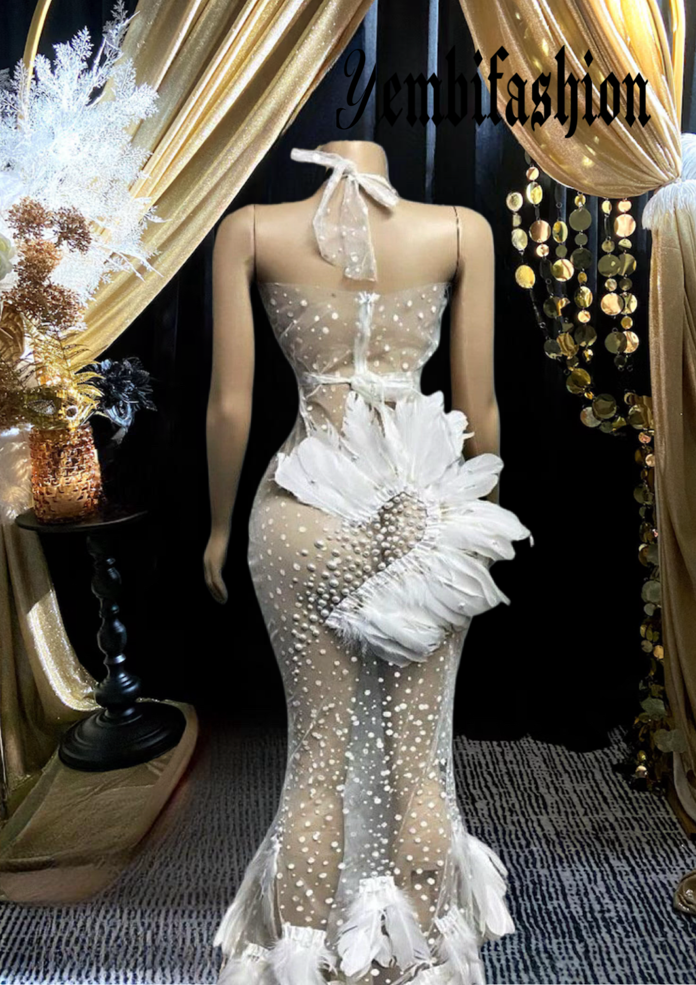Pearl Feather Dress