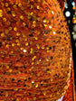 Eve Sequin Evening Dress in Orange