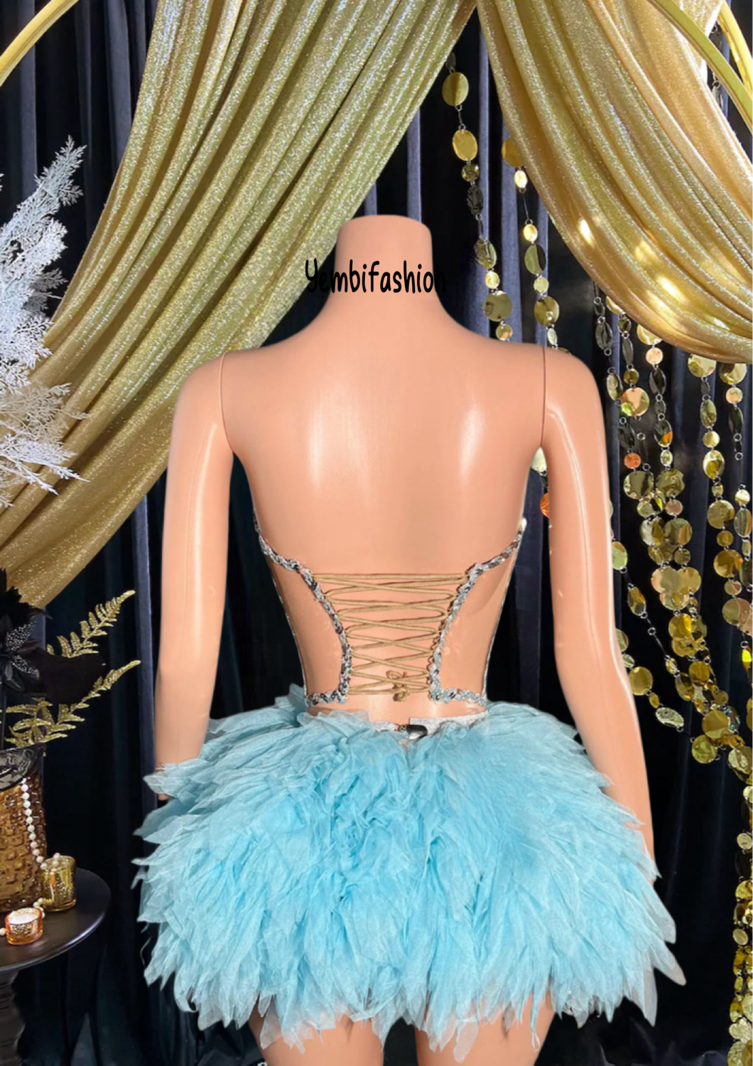 Blue Tulle Dress- Ball Dress