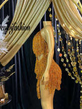 Clara Mini Pink Dress with tassel detailing, a chic and playful prom dress perfect for special occasions