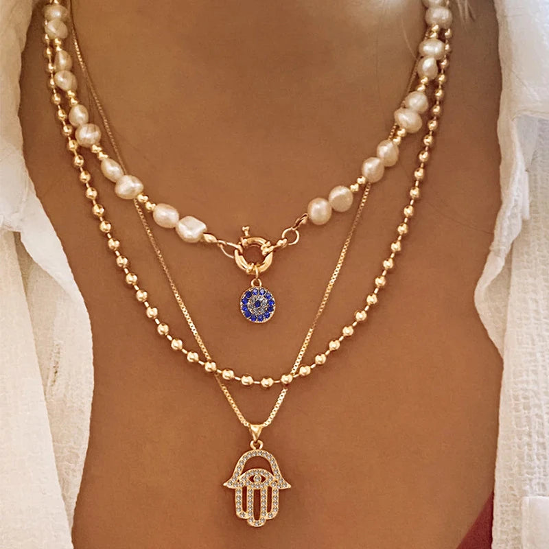 Metal Chain Choker Jewelry