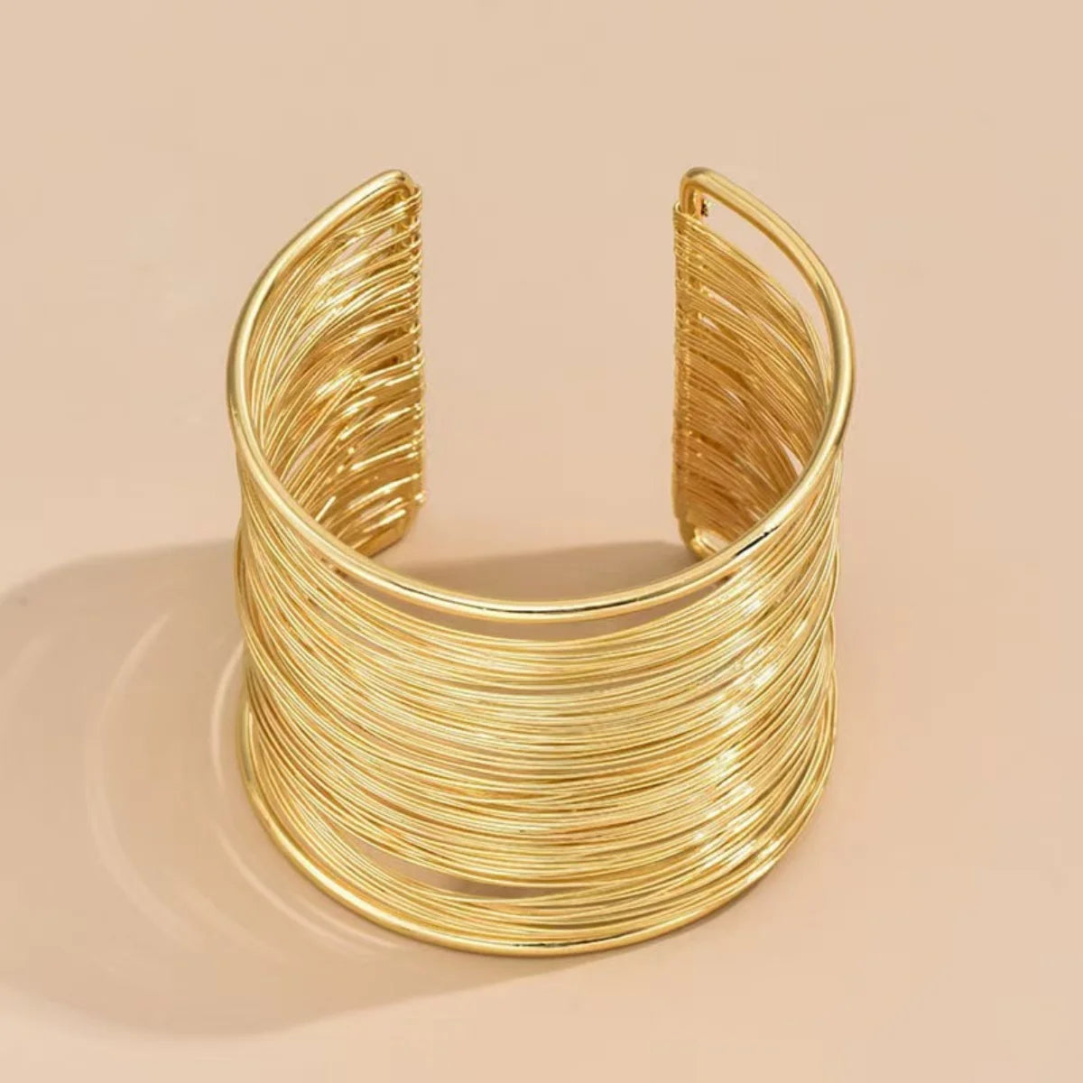 Gold Color Metal Wire Bracelet