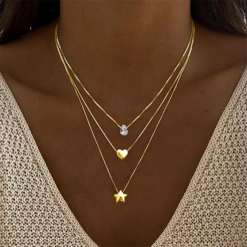 Metal Chain Choker Jewelry