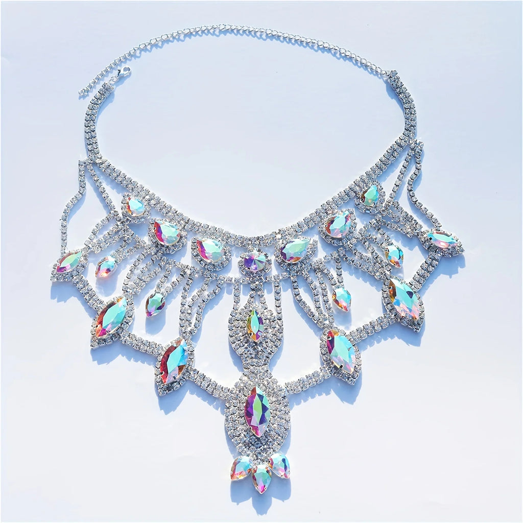 Large Necklace Women's Luxury Shiny