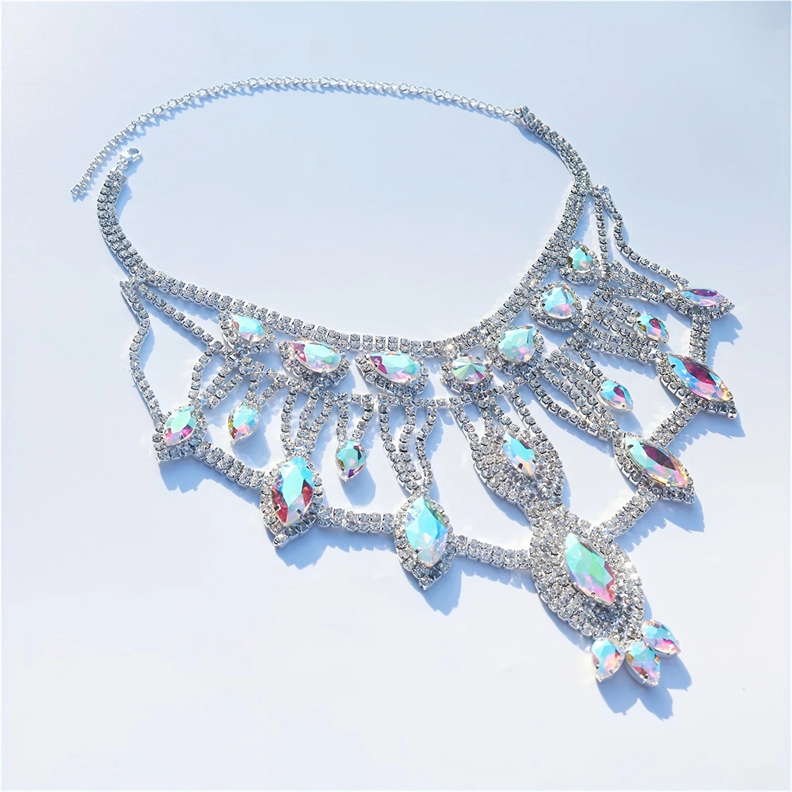 Large Necklace Women's Luxury Shiny