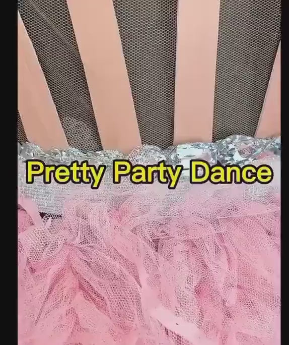 pink Tulle Dress / Birthday Dress /Ball Dress