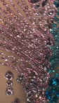 Blue_ Pink DiamanteDress- Mini Dress