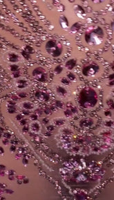 Pink Rhinestones Dress 
