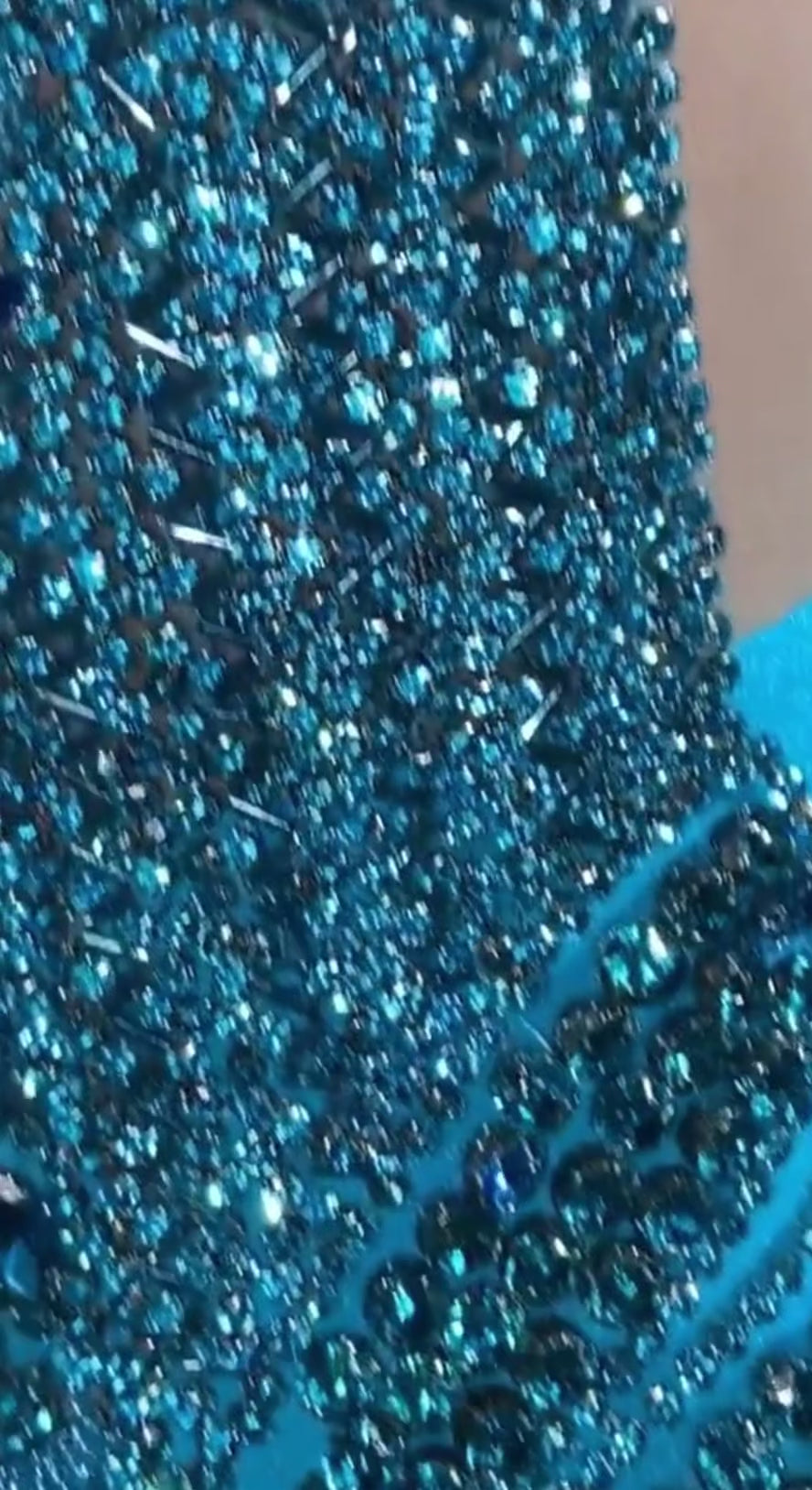 Chain Appliqué Dress | Rhinestone & Diamante Detailing